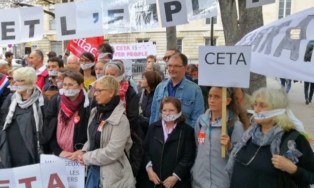 Mardi 16 juillet : rassemblement contre le CETA