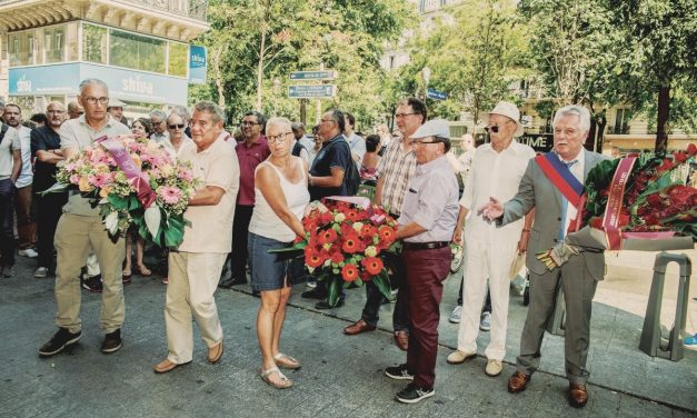 Commémoration de la Libération de la Bourse du travail de Paris