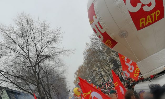Manifestation du 5 décembre. RdV CGT Paris.
