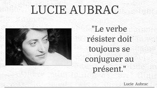 “Le verbe résister doit toujours se conjuguer au présent”*